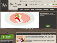 Tablet Screenshot of donpapa.hu